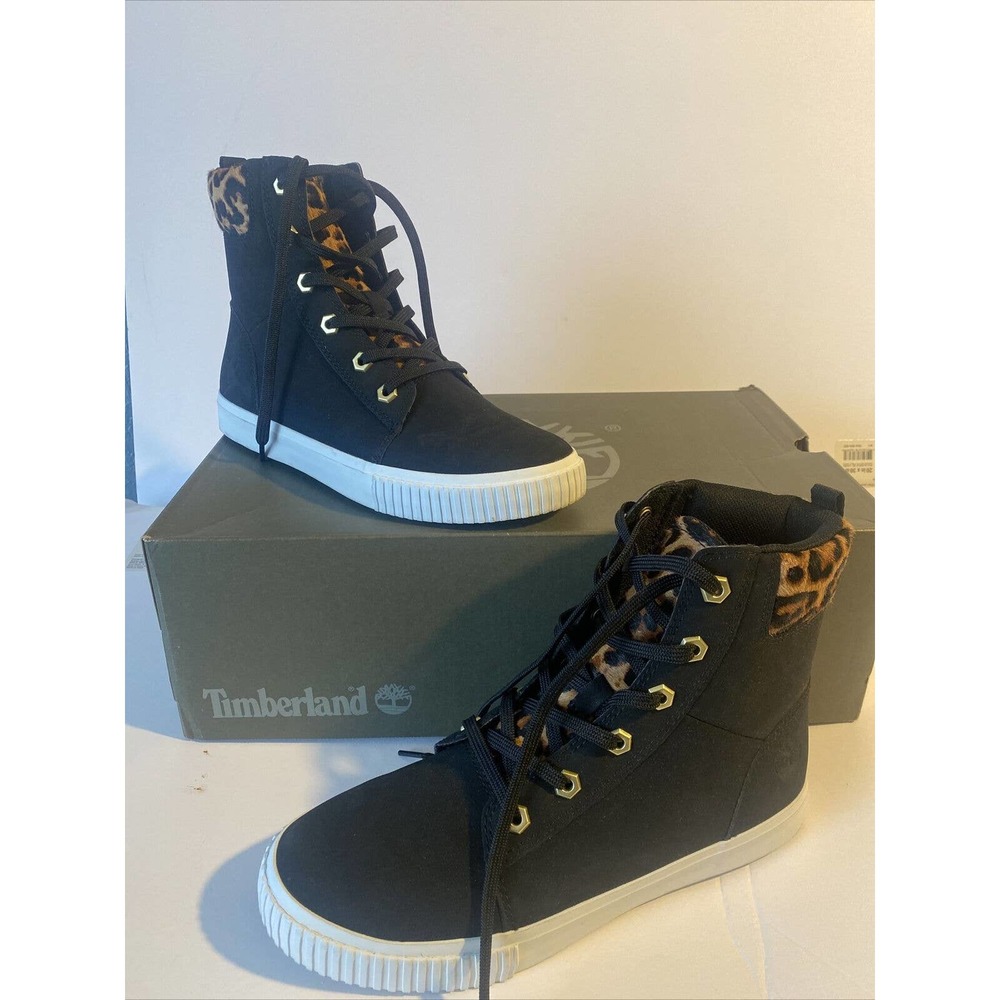 Timberland Skyla bay Black Leather boot Size 8,